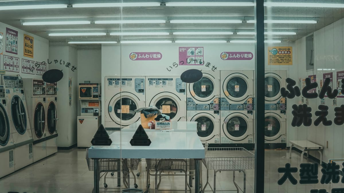 the laundromat